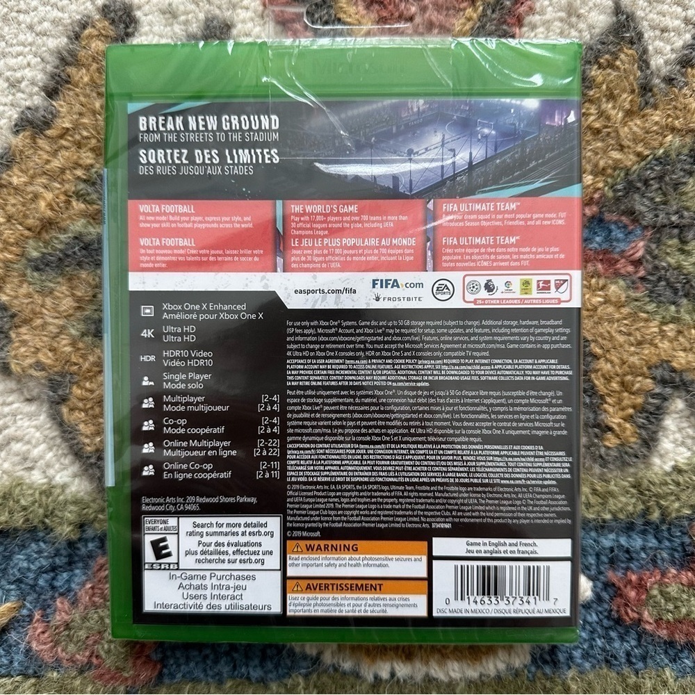 New FIFA 20 Standard  Edition For Xbox One Brand New Plastic Wrap Sealed Game - Picture 2 of 3